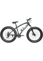Plutus Jaguar Fat Bike 26 Inch x 4.00 Inch Size, Multi Speed Shimano Gears for Unisex, Front and Rear Disc Brake (Blue)