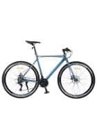 Plutus Warhawk Bike 700C Wheel, Multi Speed Shimano Gears For Unisex, Frame Size 18 Inch, Alloy Frame (Dark Green Grey)
