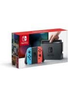 Powerful Nintendo Switch With Neon Blue and Neon Red Joy Con Hac-001(-01) Original V2 With 32Gb Console