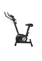 PowerMax Fitness BU-510 Magnetic Exercise Upright Bike with 4KG Flywheel, LCD Display and Heart Rate Sensor For Home Workout