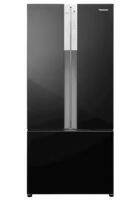 Panasonic 551 L 3 Star Frost Free Side by Side Door Refrigerator Black Steel (NR-CY550QKXZ)