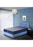 Peps 8 inch Zenimo Queen Size Faux Top Spring Mattress PEPSZENPKFTDB (Blue, 78 x 60 inch)