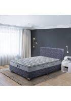Peps 6 inch Spine Guard Double Size Normal Top Spring Mattress SKSGSR (Grey, 75 x 48 inch)
