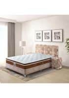 Peps 8 inch GrAnd Palais Queen Size Euro Top Spring Mattress RTUPGPBW (Brown, 75 x 60 inch)