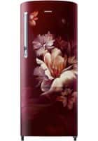 Samsung 183 L 3 Star Direct Cool Single Door Refrigerator Midnight Blossom Red (RR20D1723RZ/HL)