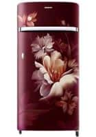 Samsung 189 L 5 Star Direct Cool Single Door Refrigerator Midnight Blossom Red (RR21C2G25RZ/HL)