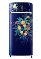 Samsung 215 L 4 Star Direct Cool Single Door Refrigerator Orange Blossom Blue (RR23C2E24NK/HL)