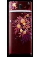 Samsung 215 L 4 Star Direct Cool Single Door Refrigerator Orange Blossom Red (RR23C2E24NJ/HL)