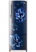 Samsung 246 L 3 Star Direct Cool Single Door Refrigerator Camellia Blue (RR26C3753CU/HL)