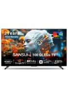 Sansui 254 cm (100 inch) 4K Ultra HD Smart QLED TV Black (JSW100GSQLEDFF)