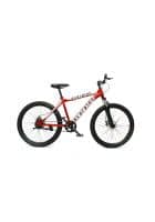 Scorpion Single Speed Cycle, For Men, Women And Age Group As 13+ Years, Carbon Steel Dual Disc Brakes (Red)