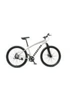 Scorpion Single Speed Cycle, For Men, Women And Age Group As 13+ Years, Carbon Steel Dual Disc Brakes (White)