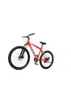 Scorpion Single Speed Cycle, For Men, Women And Age Group As 13+ Years, Dual Disc Brakes (Red)