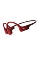 Shokz OpenRun Open Ear Bluetooth Bone Conduction Sport Headphones (Red, 2.0 Channel)