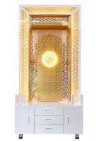 Shubhaashish - Designer Large Wooden Mandir 6 FT Height Multi Storage