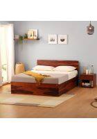 Sleepyhead Bed GS Premium Solid Wood Queen Size Bed with Storage