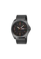 Strand By Obaku Black Dial Analog Watch for Men (S722GDBBMB)