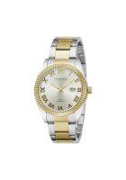 Strand By Obaku Silver Dial Analog Watch for Men (S721GDFGSF)