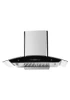 Sunflame INNOVA DX 60 cm Auto Clean Wall Mounted Chimney (Silver)