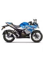 Suzuki Gixxer SF 250 Moto GP BS6 (Metallic Sonic Silver / Metallic Triton Blue)