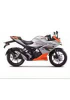 Suzuki Gixxer SF BS6 (Metallic Sonic Silver / Pearl Blaze Orange)