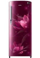Samsung 192 L 3 Star Direct Cool Single Door Refrigerator Saffron Red (RR20T272YR8/NL)