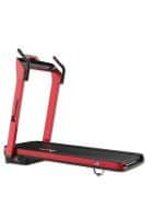 PowerMax Fitness Urban-Trek TD-A3 5.0HP Peak Pre-installed Motorized Treadmill with Automatic Incline, Automatic Programs- Red