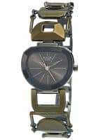 Titan 22 mm 3 Needle Analog Watch, Green Strap