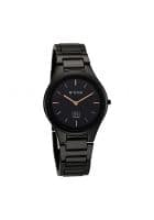 Titan 40.5mm 2 Needle Round Dial Formal Analog Watch with Black Strap