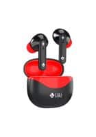 U&i Club Series 40 Hours Battery Backup True Wireless Earbuds with Touch Sensor (Red)