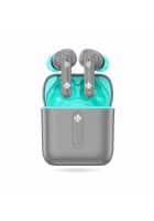 U&i Prime Buzz 3 with 40 Hours Playtime Bluetooth Headset True Wireless Earphone (Grey and Green)