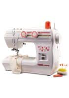 Usha Janome Wonder Stitch Automatic Zig Zag Electric Sewing Machine (With Hard Cover) White