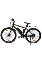 Verb 26 E Cycle, Bldc 250W Motor, Front Disk Brakes, 7 Speed Gear EC 26P DB2G (Black)