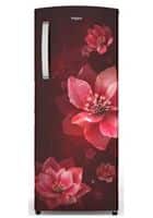 Whirlpool 200 L 3 Star Direct Cool Single Door Refrigerator Red (215 IMPRO PRM 3S WINE HIBISCUS)