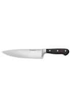 Wusthof Cook's Knives 20 cm Blade Wide and Very Sharp Kitchen Knife Classic Ikon Black (1040100120)