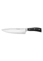 Wusthof Cook's Knives 20 cm Blade Wide and Very Sharp Kitchen Knife Classic Ikon Black (1040330120)