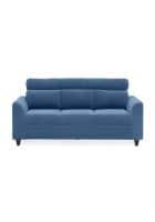 Duroflex Zivo Plus Fabric 3 Seater Sofa Set (Twilight Blue)