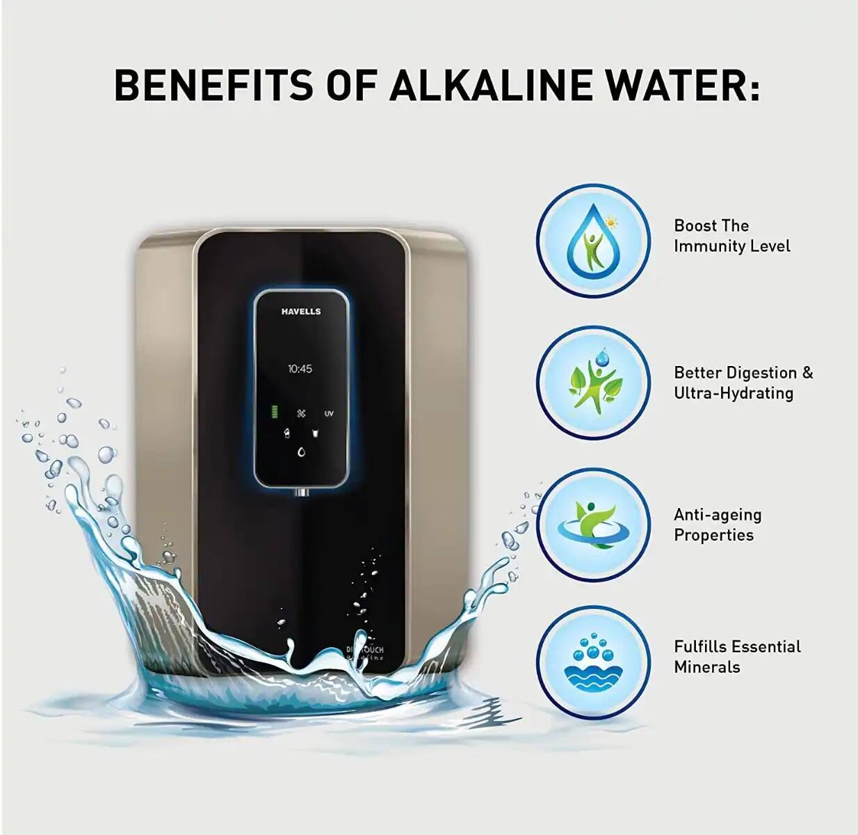 havells digi touch alkaline water purifier
