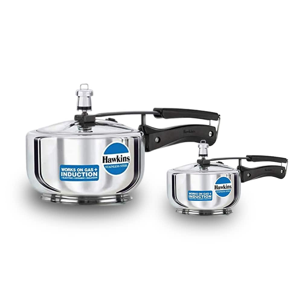 Hawkins stainless steel pressure cooker combo store
