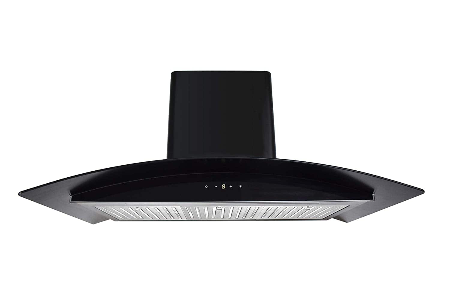 Hafele Curve 90X Designer Wall Mounted Chimney Black on EMI Bajaj Mall