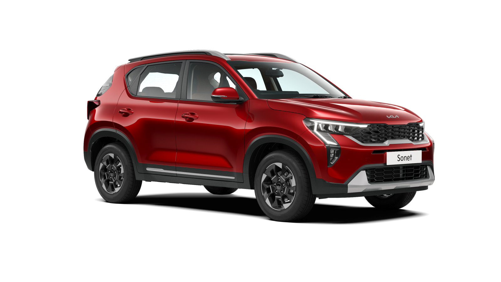 Kia HTX Plus 1.0 Turbo Petrol iMT (Intense Red) on EMI Bajaj Mall