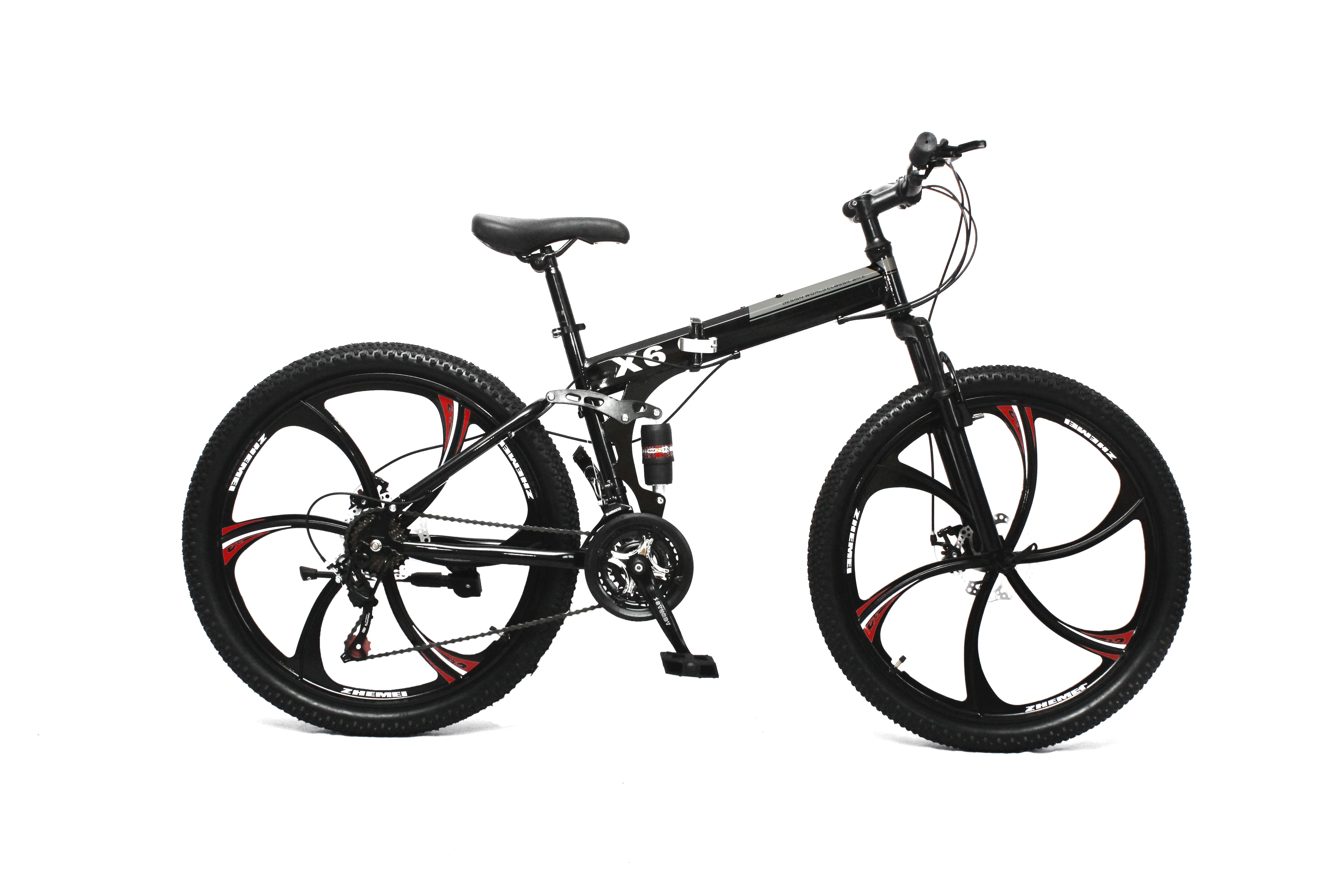 Folding bike with 2025 suspension