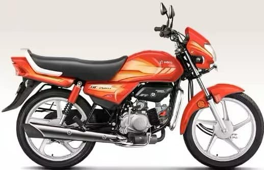 Hero HF Deluxe BS6 Self Start Alloy Wheel Candy Blazing Red on EMI Bajaj Mall