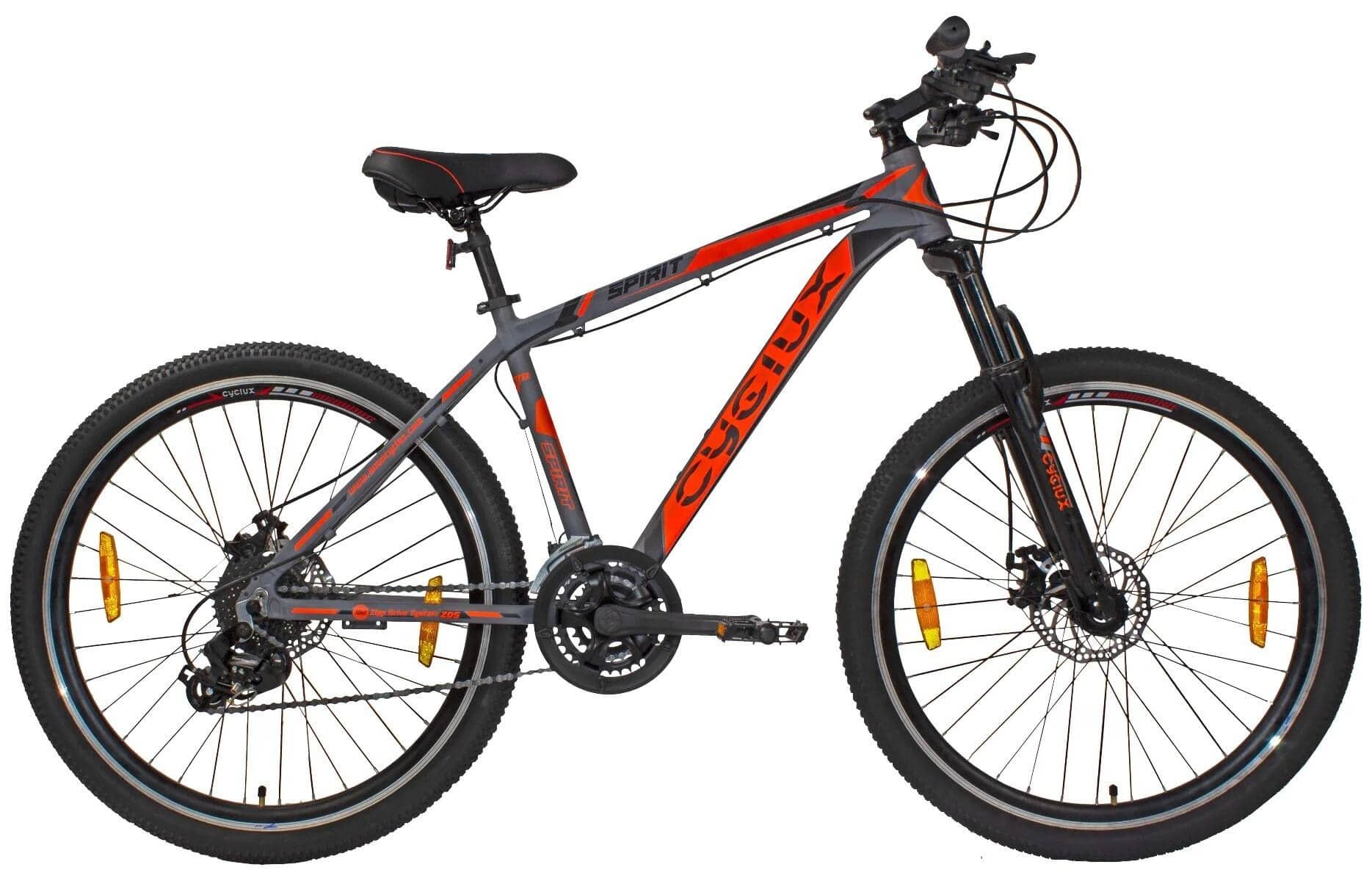 Avon Spirit 26T Double Disc brake Senior Cycle Matt Orange and black on EMI Bajaj Mall