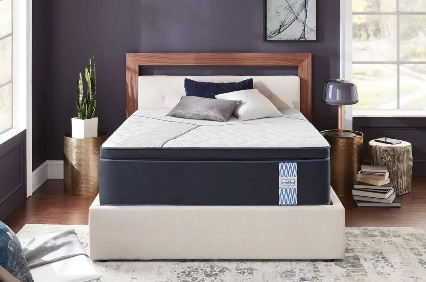 Springtek Euro Top Luxe 8 Inch Pocket Spring Single Size Memory