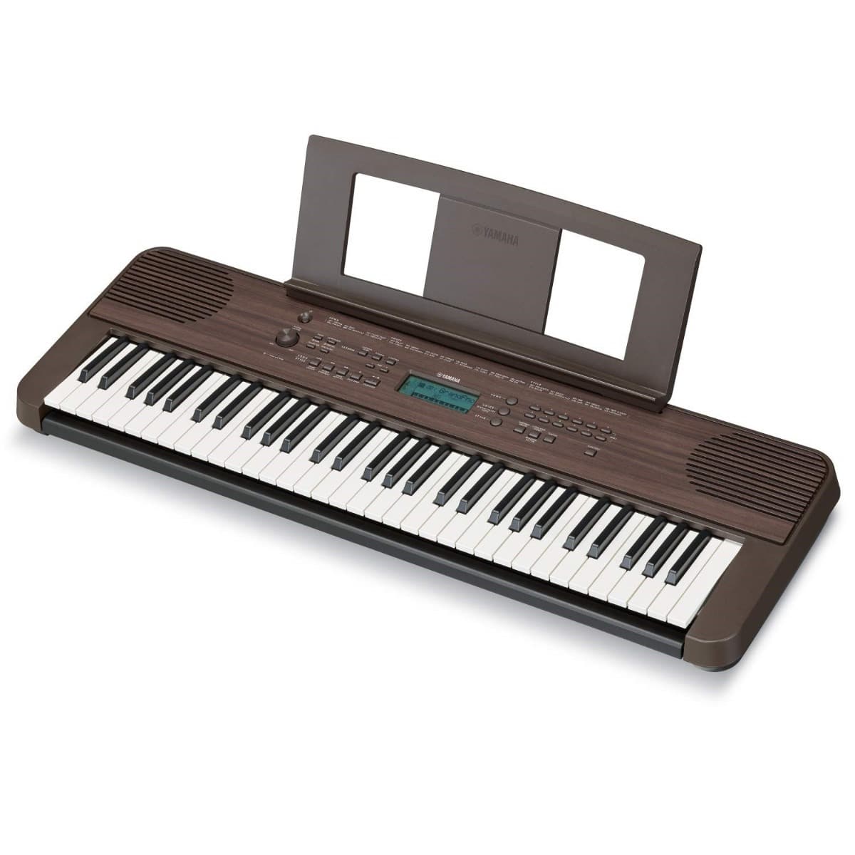 Yamaha PSR E360 DW 61 Keys Portable Keyboard Dark Walnut on EMI Bajaj Mall