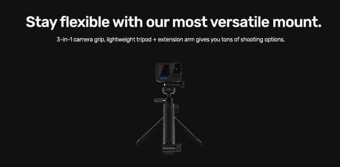 3-Way 2.0 - Lightweight Tripod / Camera Grip / Arm