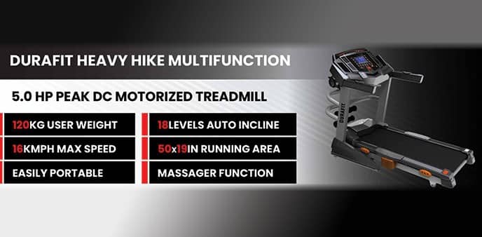 Durafit heavy hike multifunction treadmill deals