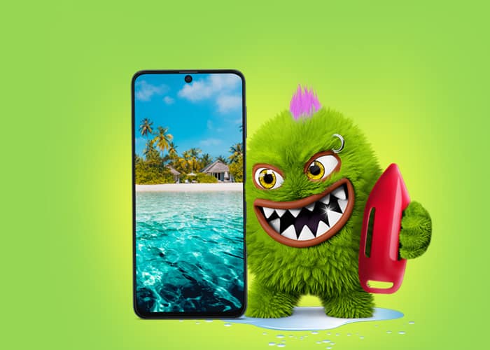 the meanest display on the samsung galaxy m51 is
