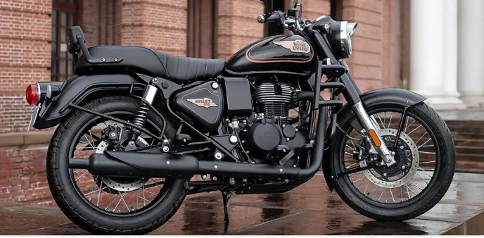 Royal Enfield Bullet 350 X Kick Start Jet Black on EMI Bajaj Mall